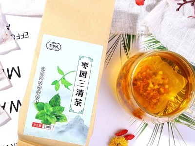 李枣园三清茶 菊花决明子茶袋泡茶加 工 厂家批发定 制三清茶代发图3