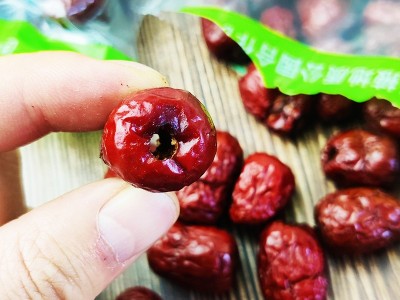 香酥脆枣250g无核嘎嘣脆甘肃张掖特产非烘干空心脆红枣干批发图3