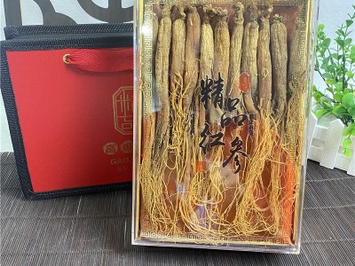 参品参 长白山红参 整支红全须 东北特产人参红参10-12支装礼盒款图4