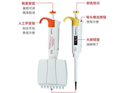 赛默飞F3手动单道可调移液器 实验室10ul 5ml微量移液枪移液器图2