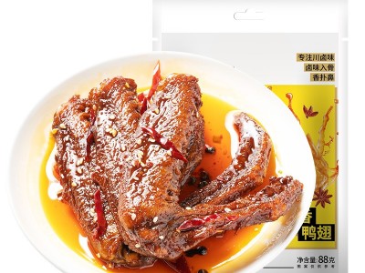 【黄老五鸭翅88g】五香麻辣休闲零食小吃卤味熟食开袋即食图3
