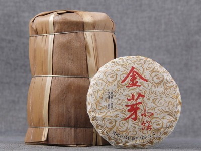 批发云南普洱茶叶 七子饼茶金芽小饼 熟茶 宫廷普洱茶饼图5