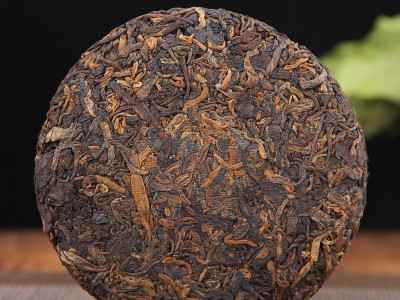 工厂直供 现货普洱茶饼茶布朗山普洱七子饼圆茶熟饼100克小饼茶叶图3