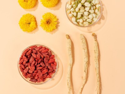 一根参茉莉花菊花枸杞茶 一整根人参茶抖音快手同款代发源头工厂图2