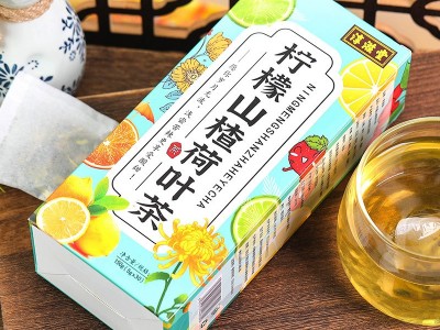 淳滋堂柠檬山楂荷叶茶 十六味非冬瓜荷叶茶养生袋泡茶非脂流茶图3
