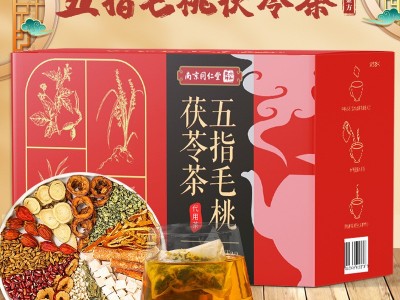 南京同仁堂五指毛桃茯苓茶五指毛桃薏米茶代用茶独立茶包搭土茯苓图1