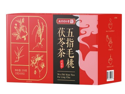 南京同仁堂五指毛桃茯苓茶五指毛桃薏米茶代用茶独立茶包搭土茯苓图4