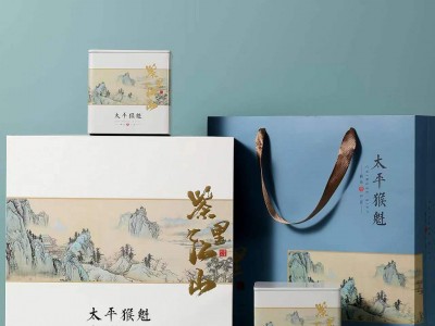 2023新茶猴魁茶叶太平猴魁安徽黄山手工捏尖绿茶一斤礼盒装500克图2