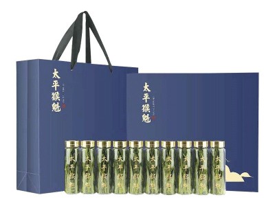 2023年新茶猴魁茶叶太平猴魁猴坑村手工捏尖绿茶安徽黄山茶礼盒装图4