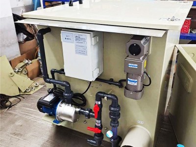 箱式微滤机水产养殖 沉水式滚筒过滤 不锈钢微滤机一体化机图2