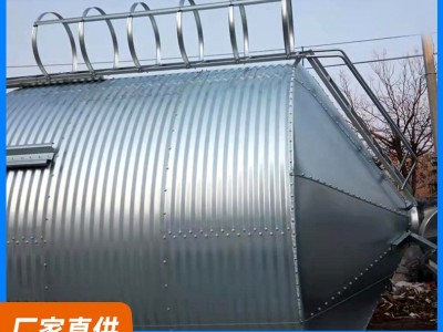 镀锌料塔猪场自动化喂料养殖设备饲料塔1-50吨牛羊猪舍储存料塔图2