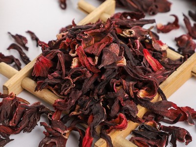 云南玫瑰茄洛神花茶洛神花碎玫瑰茄花瓣酸梅汤原料散装花草茶批发图2