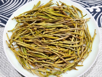浙江高山绿茶安吉黄金芽 白茶2023新茶黄金茶叶散装500g一件批发图2