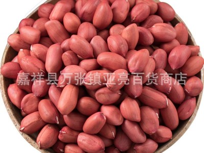 厂家批发红皮花生米1斤新粮现货四粒红原味精选生花生仁零售代发图5