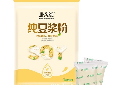 北大荒纯豆浆粉500g非转基因大豆无添加蔗糖营养早餐豆浆整箱批发图5