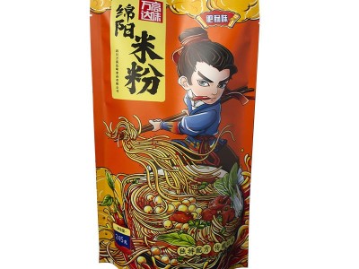 厂家直销绵阳米粉245g方便速食麻辣红油牛肉肥肠鸡汤米粉 米线批发图4
