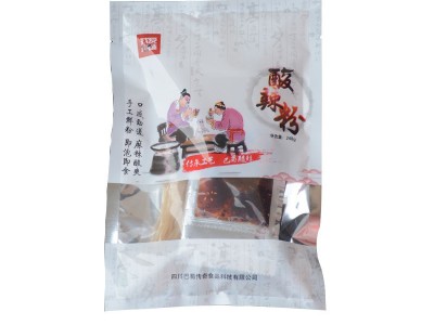 重庆酸辣粉湿粗粉带调料248g厂家批发红薯粉袋装方便速食酸辣粉图4