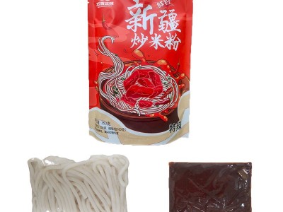 新疆爆辣炒米粉网红特产炒米粉拌米粉粗米线方便速食带酱厂 家批发图4