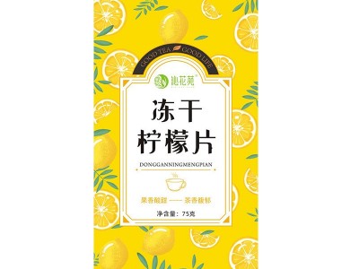 新鲜柠檬冻干果茶学生网红养生水果冷泡茶花果茶柠檬片批发代发图5