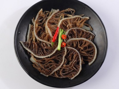 火锅食材 大叶片毛肚片小叶片千层肚黑白千层 贴牌代工袋装盒装图3
