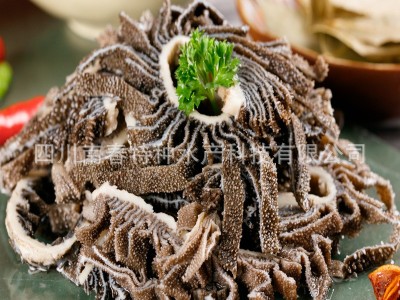 火锅食材 大叶片毛肚片小叶片千层肚黑白千层 贴牌代工袋装盒装图2