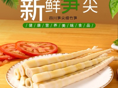 四川清水笋罗汉笋方竹笋尖火锅串串麻辣烫食用脆笋尖尖鲜嫩小竹笋图3