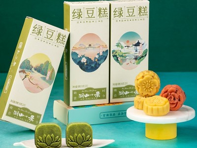 知味观绿豆糕杭州特产桃花酥桂花糕饼零食品小吃茶点心伴手礼订婚图5