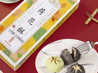 知味观桃花酥杭州特产零食小吃休闲食品龙井酥网红甜品好吃 的糕点图3
