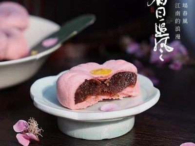 知味观桃花酥杭州特产零食小吃休闲食品龙井酥网红甜品好吃 的糕点图2