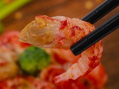 外贸龙虾仁带黄去壳虾肉鲜冻虾球网红商用盖浇饭披萨汉堡龙虾尾肉图2