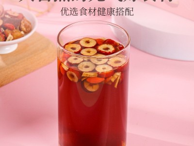 桂圆红枣枸杞红糖姜茶女性大姨妈调理黑糖养生气血厂家批发礼品盒图3
