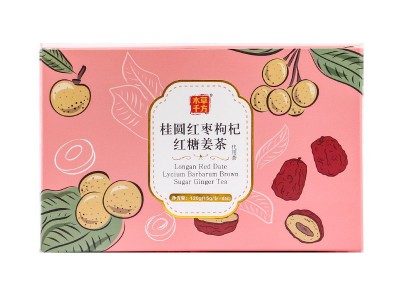 桂圆红枣枸杞红糖姜茶女性大姨妈调理黑糖养生气血厂家批发礼品盒图5