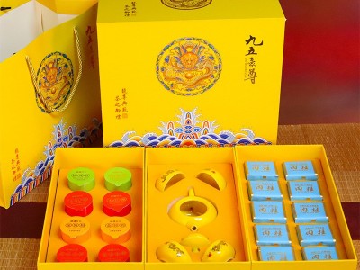 金骏眉茶叶小罐红茶礼盒装批发大红袍普洱熟茶直播带货送茶具俊图2