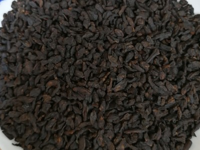云南勐海熟普洱茶糯香茶化石碎银子黑金小颗粒老茶头500克/份图3