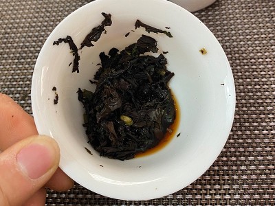 糯米香普洱茶熟茶普洱小沱茶云南潽茶叶域邦茶饼勐海城邦宫廷500g图5