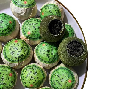 新会小青柑6年陈宫廷普洱陈皮普洱熟茶桔普茶柑普茶叶500g散装图5