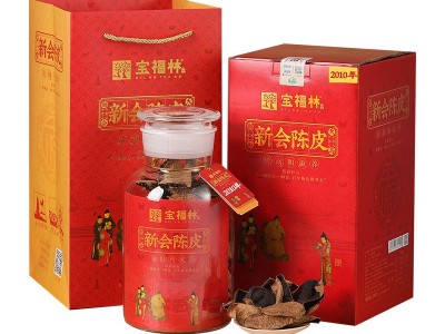 【宝福林 2010年新会陈皮 老树】广东特产天马老陈皮250克礼盒装图3