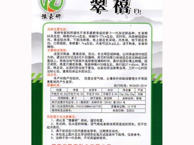 秋播速生杂交短粗圆柱形萝卜种子翠禧50g图4