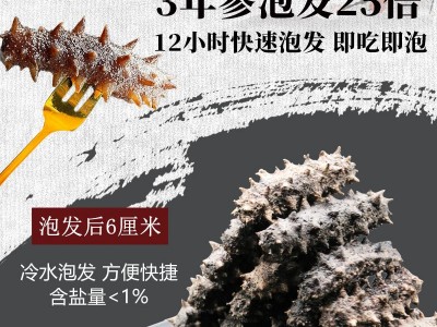大连淡干纯无盐冷水速发海参三年参干参散装送领导长辈实用礼品图2