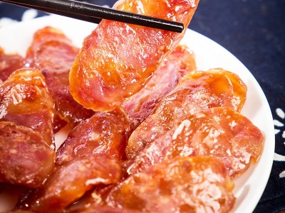 湖南特产 麻辣腊肠烟熏腊肠烤肠麻辣香辣味500g肉类腌腊制品批发图3