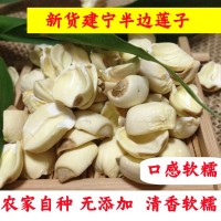 今年新货特级建宁莲子半边莲纯手工白莲子无芯去心白莲500克干货