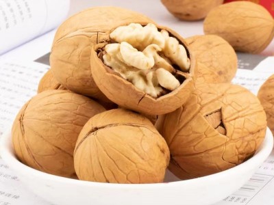 厂家直供熟核桃 手剥烤核桃袋装 香脆烤核桃 奶香草本薄壳熟核图3