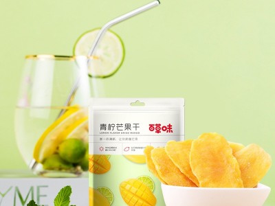 百草味芒果干60g 果干蜜饯休闲零食批发 箱规130袋图5