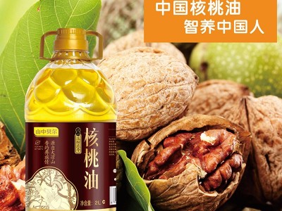 山中贝尔压榨核桃油2L瓶装源头工厂批发营养dha图3