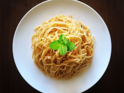 家庭面食优选高品质手工淮山面 爽滑劲道方便易煮儿童营养面包邮图3