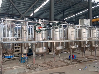 植物油生产线设备 胡麻油精炼设备 精制核桃油设备图3