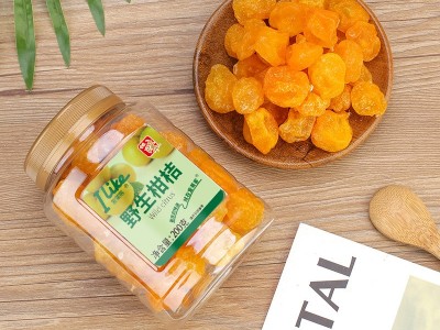 批发香港品牌休闲零食品爱莱客野生甘桔200g罐装凉果蜜饯果干果脯图4