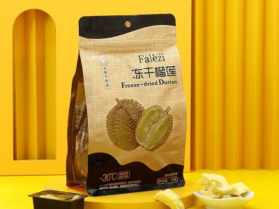 法乐兹榴莲脆58g独立包装冻干榴莲水果干袋装办公休闲食品零食图2