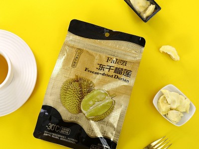 法乐兹榴莲脆58g独立包装冻干榴莲水果干袋装办公休闲食品零食图4