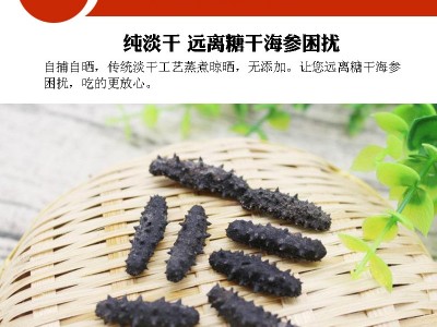淡干海参特价小海参干货非野生大连辽刺参即食海参礼盒装直播代发图3